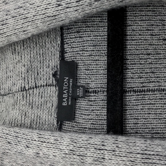 ARITZIA BABATON | Brennan Wool & Cashmere Long Open Cardigan, Grey, Womens XXS - Picture 7 of 9